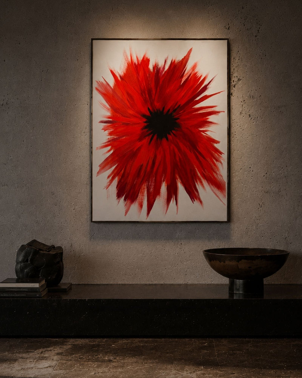 Cuadros Abstractos Rojos | Marino Robles