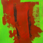 pintura abstracta rojo-negro 56x76 cm abstraction xliv burning edge Marino Robles DimlightArt Barcelona