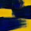 pintura abstracta verde-rojo 56x76 cm abstraction xxxv wild tension Marino Robles DimlightArt Barcelona