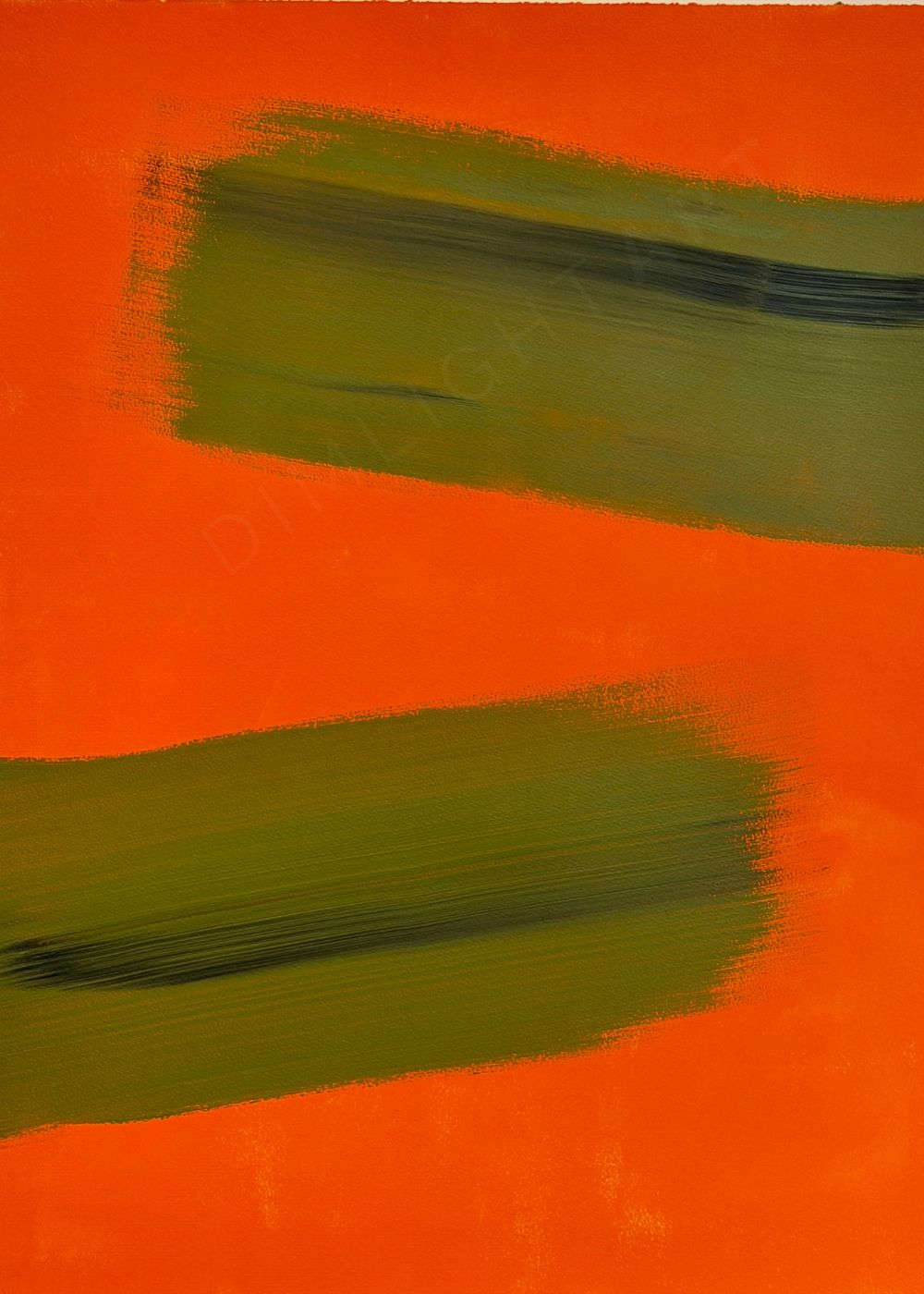 pintura abstracta ocre-amarillo 56x76 cm abstraction xxxvii warm drift Marino Robles DimlightArt Barcelona