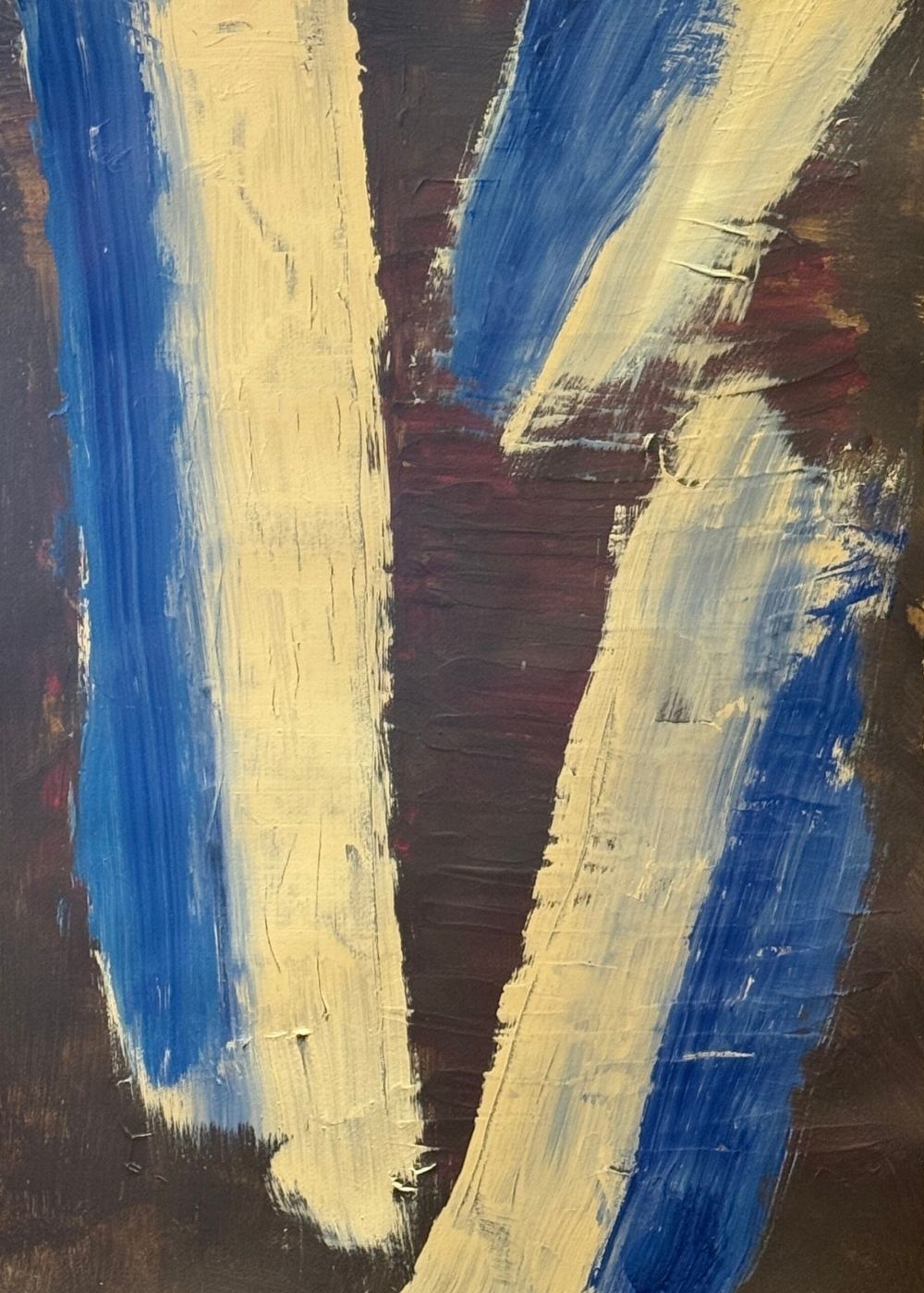 Cuadro abstracto amarillo y negro – Electric Night | Abstraction VII