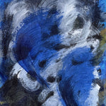 Blue and White Abstract Painting – Open Space | Experiment V