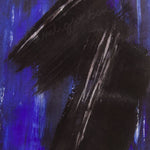 Tableau abstrait bleu foncé – Caprice de minuit | Capricci XIV