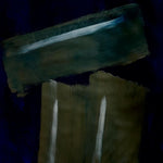 Black and Blue Abstract Painting – Dark Matter | Abstraction XXII