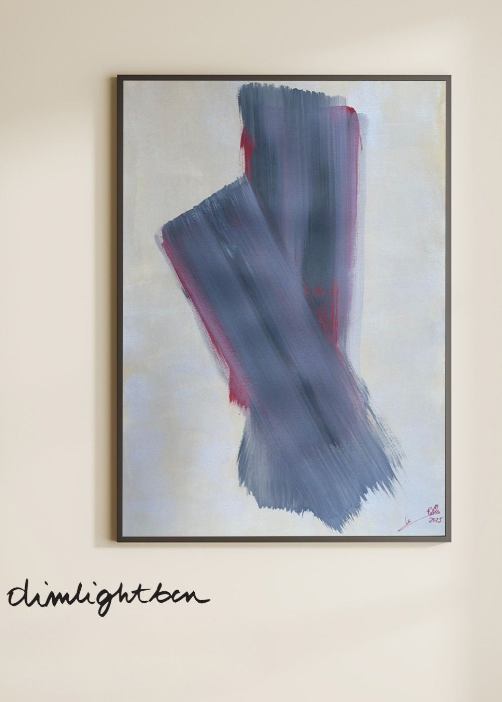 Abstract painting neutral tones – Soft Transition | Abstraction XXIX