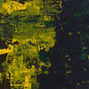 cuadro abstracto pintado a mano amarillo verde negro 30x40 cm Dark Field Experiment XV Marino Robles DimlightArt