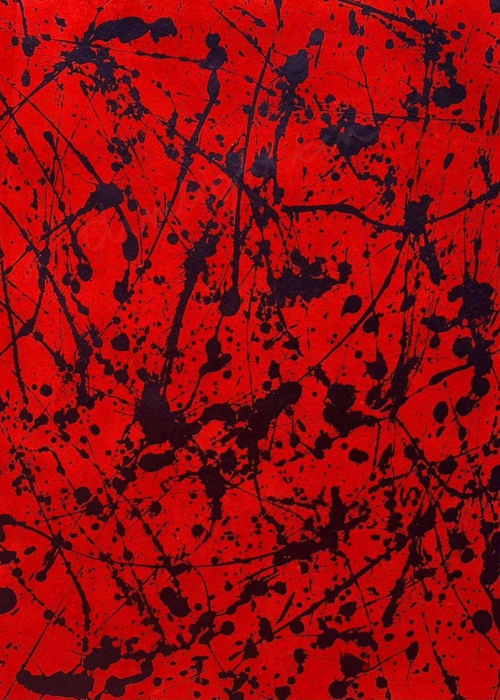Cuadro abstracto rojo y negro – Red Caprice | Capricci XVI