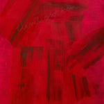 Tableau abstrait rouge – Red Structure | Abstraction XXX