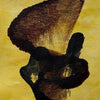 Tableau abstrait terre et noir – Dark Soil | Experiment XV