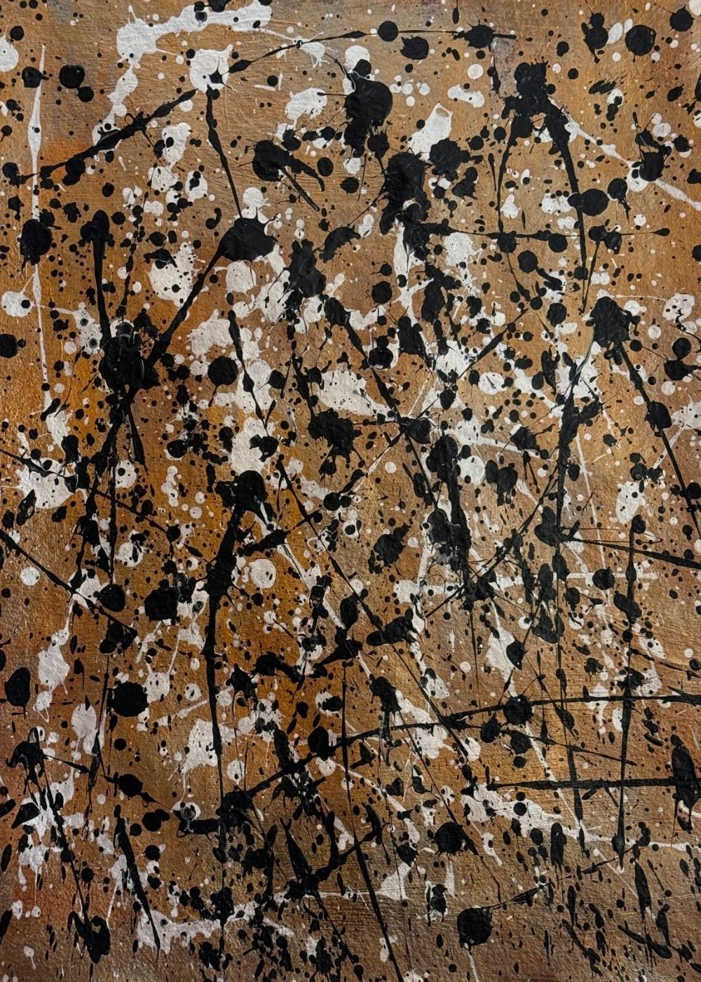 Cuadro abstracto tierra y negro – Earth Whim | Capricci XXII